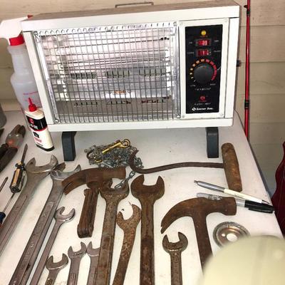 Space heater, just a few of the tools
