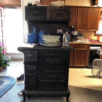 Antique Malleable wood burning stove
