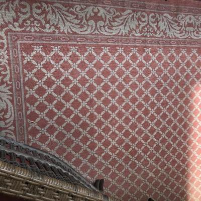 Indoor/outdoor rug $55
5'9" X 46"