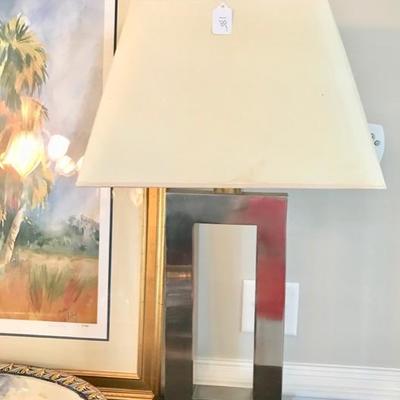 Chrome lamp $153
29 1/2 " tall