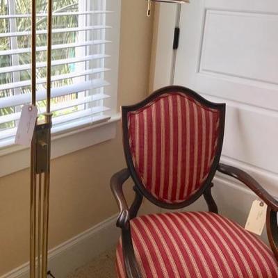 Double brass floor lamp $149
55" tall