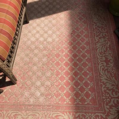 Indoor/outdoor rug $45
5'9" X 46"