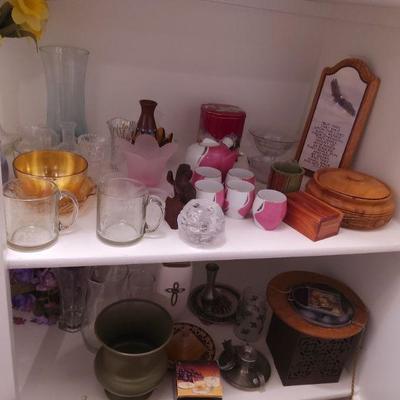 Assorted Vases, Wall Hangings, and Other Knickknacks