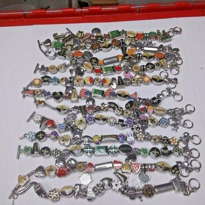 https://www.ebay.com/itm/124206108420	DV3003 12 MONTHS OF NEW ORLEANS SAINTS FOOTBALL BRACELET SET LOT CONTAINS 12 BRA	 Auction 
