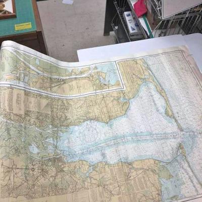 https://www.ebay.com/itm/114244871967	Cma2085: Mobile Bay Nautical Chart 33rd Ed 1979 36x48	 $30.00 
