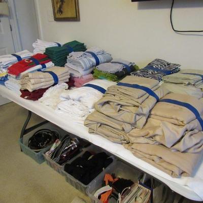 Towels, sheets etc.