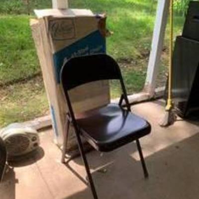 4PC Foldable Metal Chair set