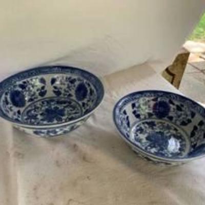 2PC Flow Blue Bowl Set