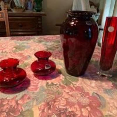 4PC Ruby Red Set