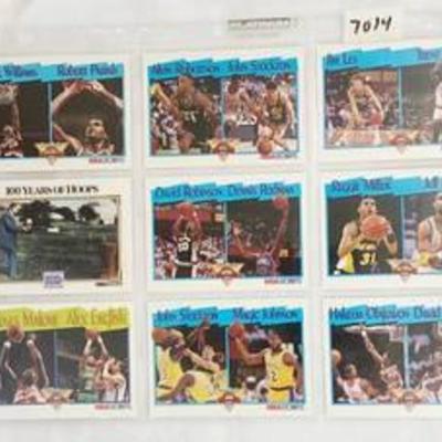 Early 90's Team - Coach - Player BasketballÂ Cards - Stockton - Worthy - Miller