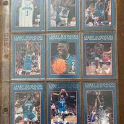12 Card Set - 1992 ROOKIE OF THE YEAR - Larry Johnson - Vintage Cards