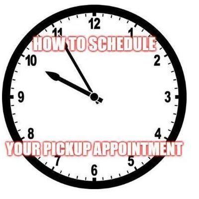 How to schedule your REQUIRED load out time