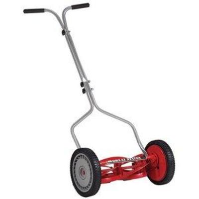 American Lawn Mower Company 1304-14 14-Inch 5-Blade Push Reel Lawn Mower, Red