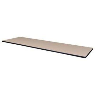 Regency Rectangular Standard Table Top, 84 x 24, Beige