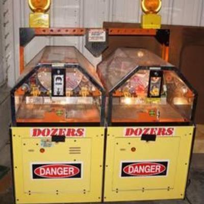 COIN PUSHER - Bubba's Excavation Company Arcade Machine - Benchmark - Watch VIDEO