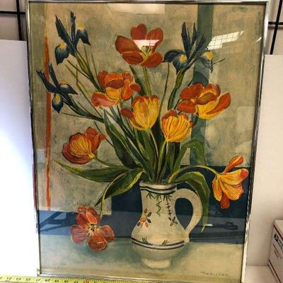 https://www.ebay.com/itm/124180862624	LAN9825 Roger Forissier Still Live Numbered Lithograph Framed	 $150 
