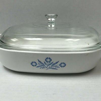 https://www.ebay.com/itm/124239215891	RM0005: VINTAGE 10" CORNING WARE DISH WHITE AND BLUE CORNFLOWER WITH LID	 $20.00 
