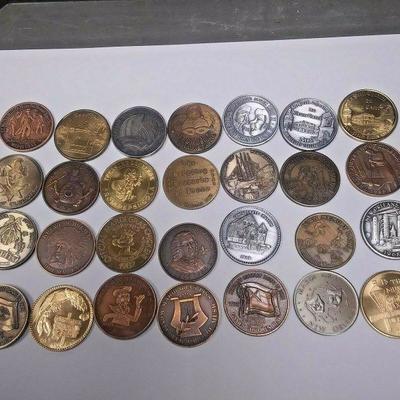 https://www.ebay.com/itm/124234321328	AB0416 COLLECTION OF 28 VINTAGE ODD BALL MSC MARDI-GRAS BRONZE HEAVIES, DO	Auction	Starts 6/24/2020...