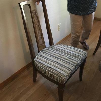 mid century dining room table and chairs