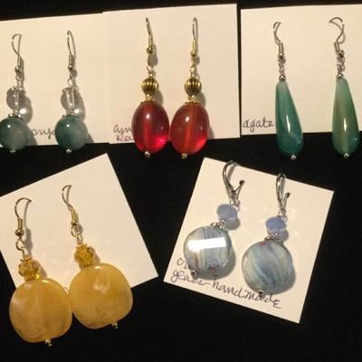 MMC073 Five Pair Dangle Earrings