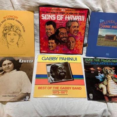 MMC410- Vintage Hawaiian LPs Gabby, SonsOf Hawai'i and more