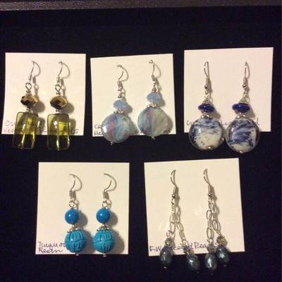 MMC088 Five Pair Dangle Earrings 
