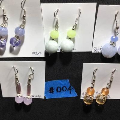 MMC004 Five Pair Custom Made Dangling Earrings
