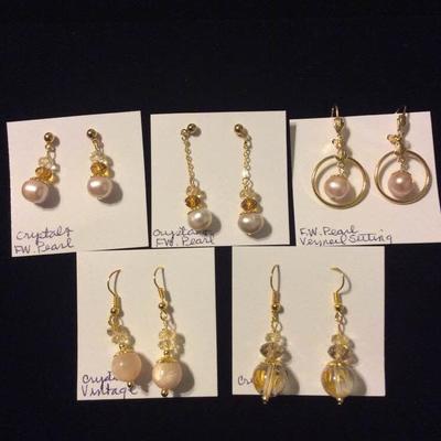MMC098 Assorted Pearl Earrings 