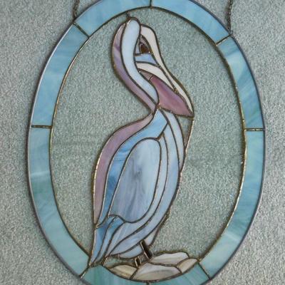 Stain Glass Pelican