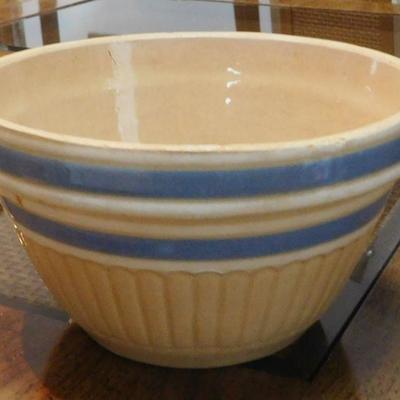 Vintage Pottery Mixing Bowl
