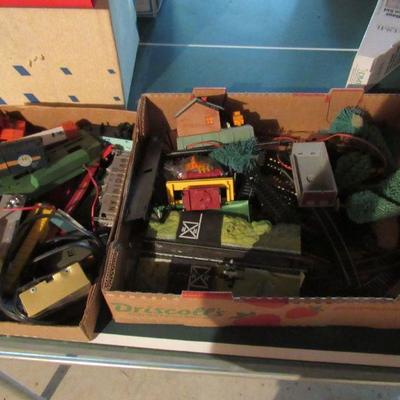 Old train and accessories- will be sold as a lot
