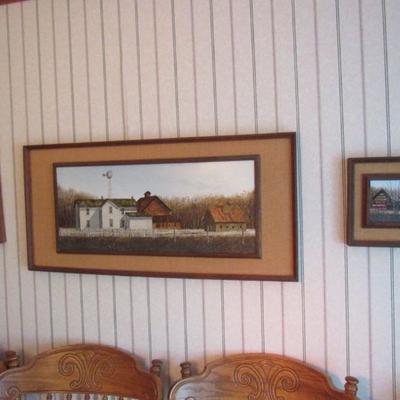 3 Acrylic paintings by Charles Sizemore