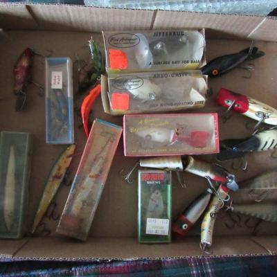 Old fishing lures