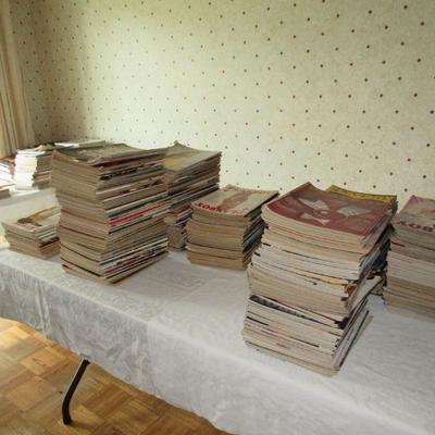 Huge collection of Playboys dating back to the 60's