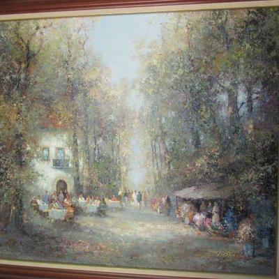 Beautiful oil painting by Willi Bauer