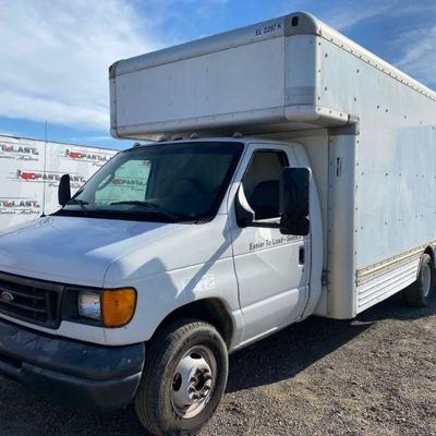78	

2006 E-450 15â€™ Box Van, See Video! Sold on non-op
This vehicle is being sold on Non-Op. Truck drives but will need a new Catalytic...