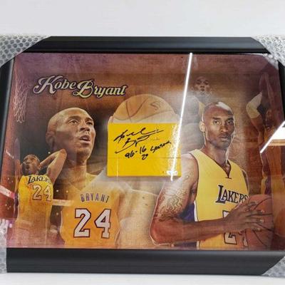 2271	

Signed Kobe Bryant Shadow Box - Has COA
Measures Approx 24"x5"x18"