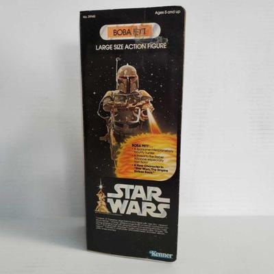 2056	

New In Box Star Wars Boba Fett Large Size Action Figure
New In Box Star Wars Boba Fett Large Size Action Figure