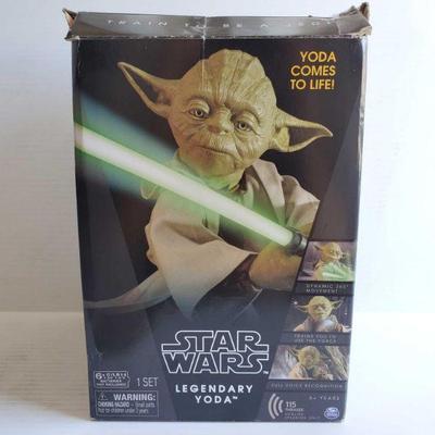 1250	

In Box Star Wars 16" Interactive Legendary Yoda
Dynamic 360Â° Movement, Trains you to use the force, Full voice recognition.