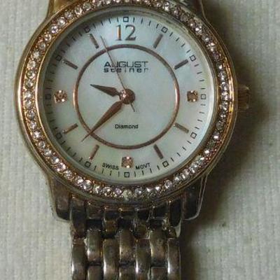 August Steiner Diamond Watch