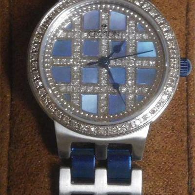 Croton Diamond Case and Dial Watch