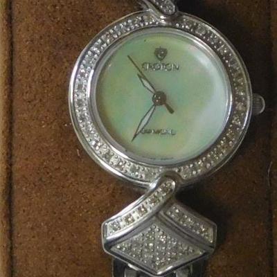 Croton Diamond Case Watch