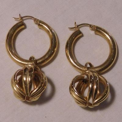 14 k Earrings