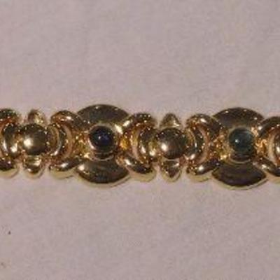 14 k Multi Stone Bracelet