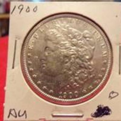 1900 MORGAN DOLLAR AU