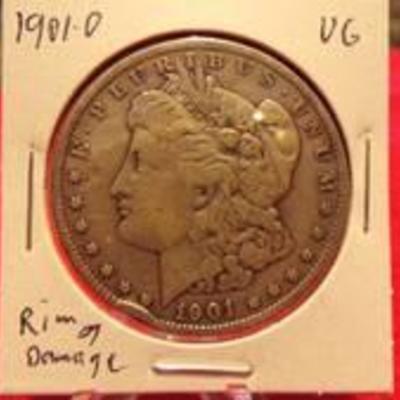 1901-O MORGAN SILVER DOLLAR - VG