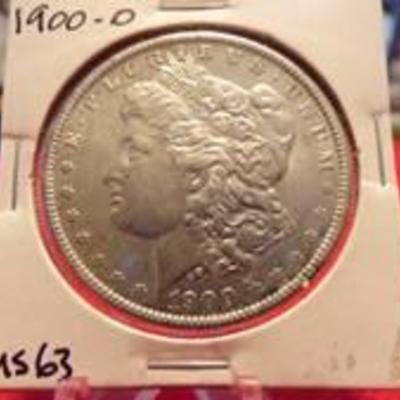 1900-O MORGAN SILVER DOLLAR - MS63