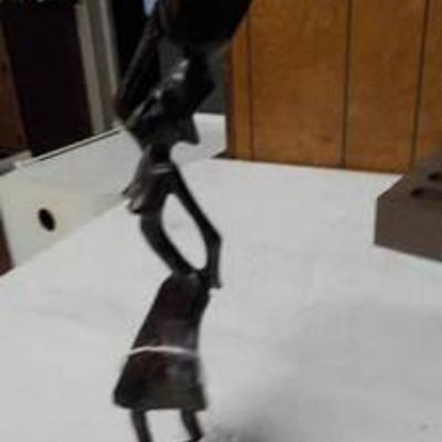 African  wood carving 12 tall