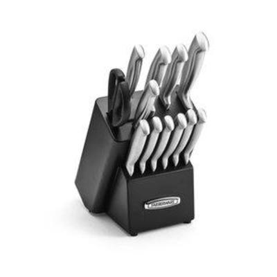 Farberware Edgekeeper 13 Piece Self Sharpening StainlessSteel Hollow Handle Knife Block Set