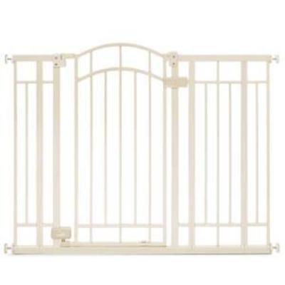 Summer Multi-Use Deco Extra Tall Walk-Thru Gate, Beige (28.5 - 48 Inch)